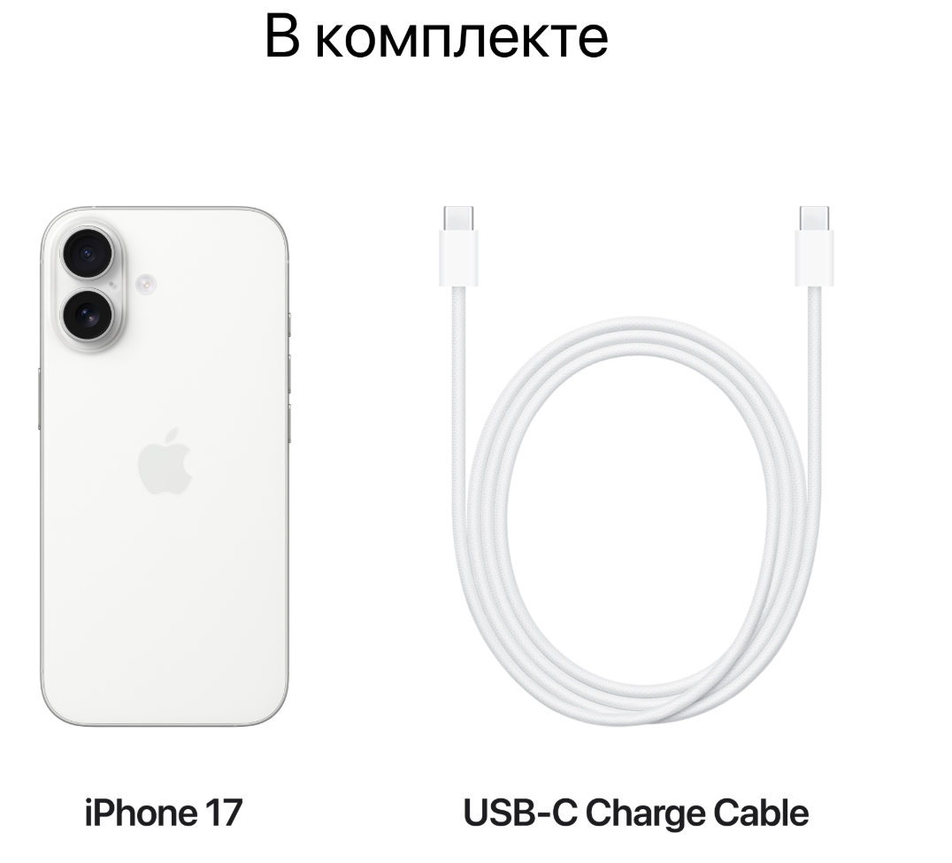 Apple iPhone 17 256GB голубой (SIM + eSIM) 