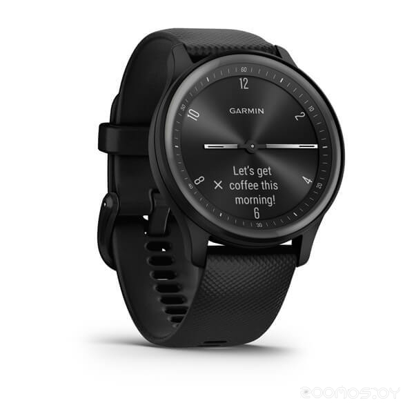 Умные часы Garmin Vivomove Sport (черный/черный сланцевый) 