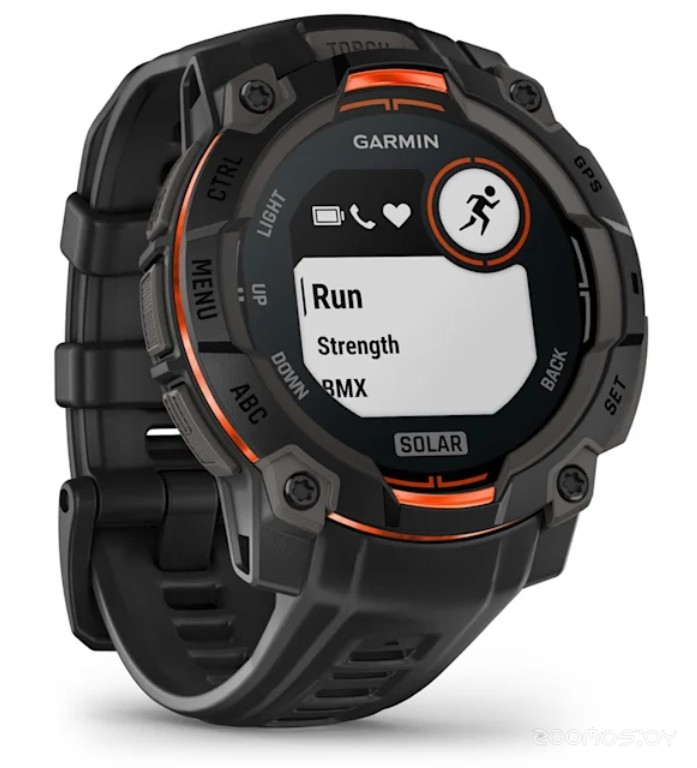 Умные часы Garmin Instinct 3 Solar 45 мм (серый) 
