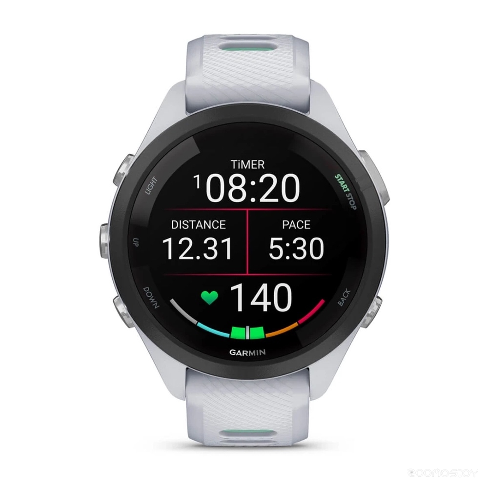 Умные часы Garmin Forerunner 265S (белый камень/нео-тропик) 