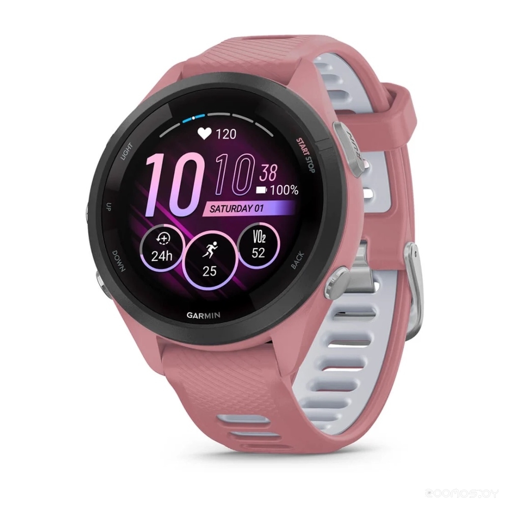 Умные часы Garmin Forerunner 265S (светло-розовый/пудрово-серый) 