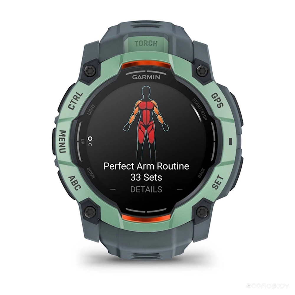 Умные часы Garmin Instinct 3 50 мм (зеленый) 
