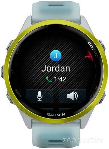 Умные часы Garmin Forerunner 570 47 мм (серебристый/желтый) 