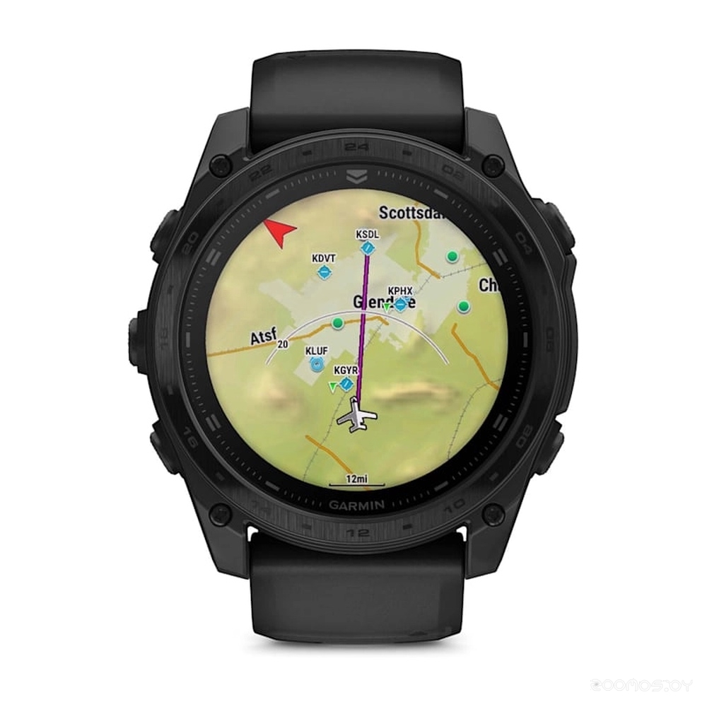 Умные часы Garmin Tactix 8 AMOLED 51 мм (с черным силиконовым ремешком) 