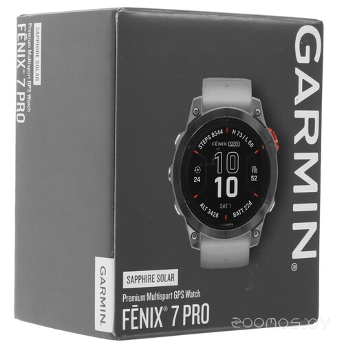 Умные часы Garmin Fenix 7 Pro Sapphire Solar (титан/оранжевый) 