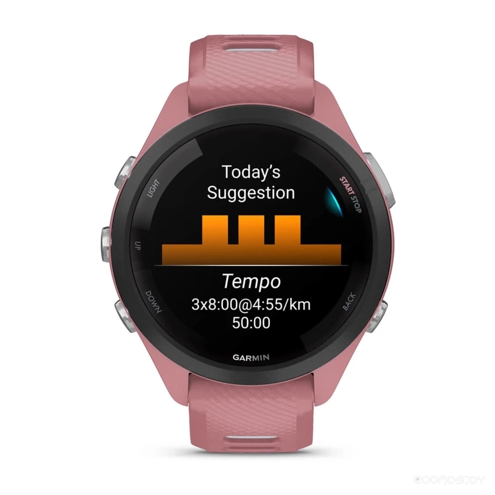 Умные часы Garmin Forerunner 265S (светло-розовый/пудрово-серый) 