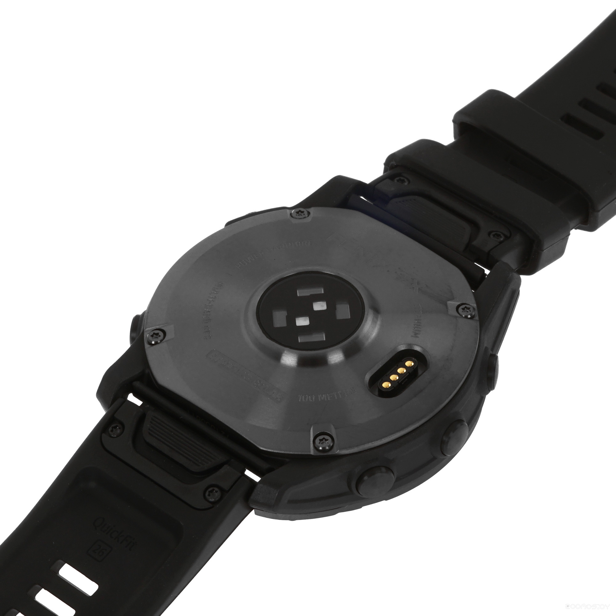 Умные часы Garmin Fenix 7X Sapphire Solar (черный титан/черный) 