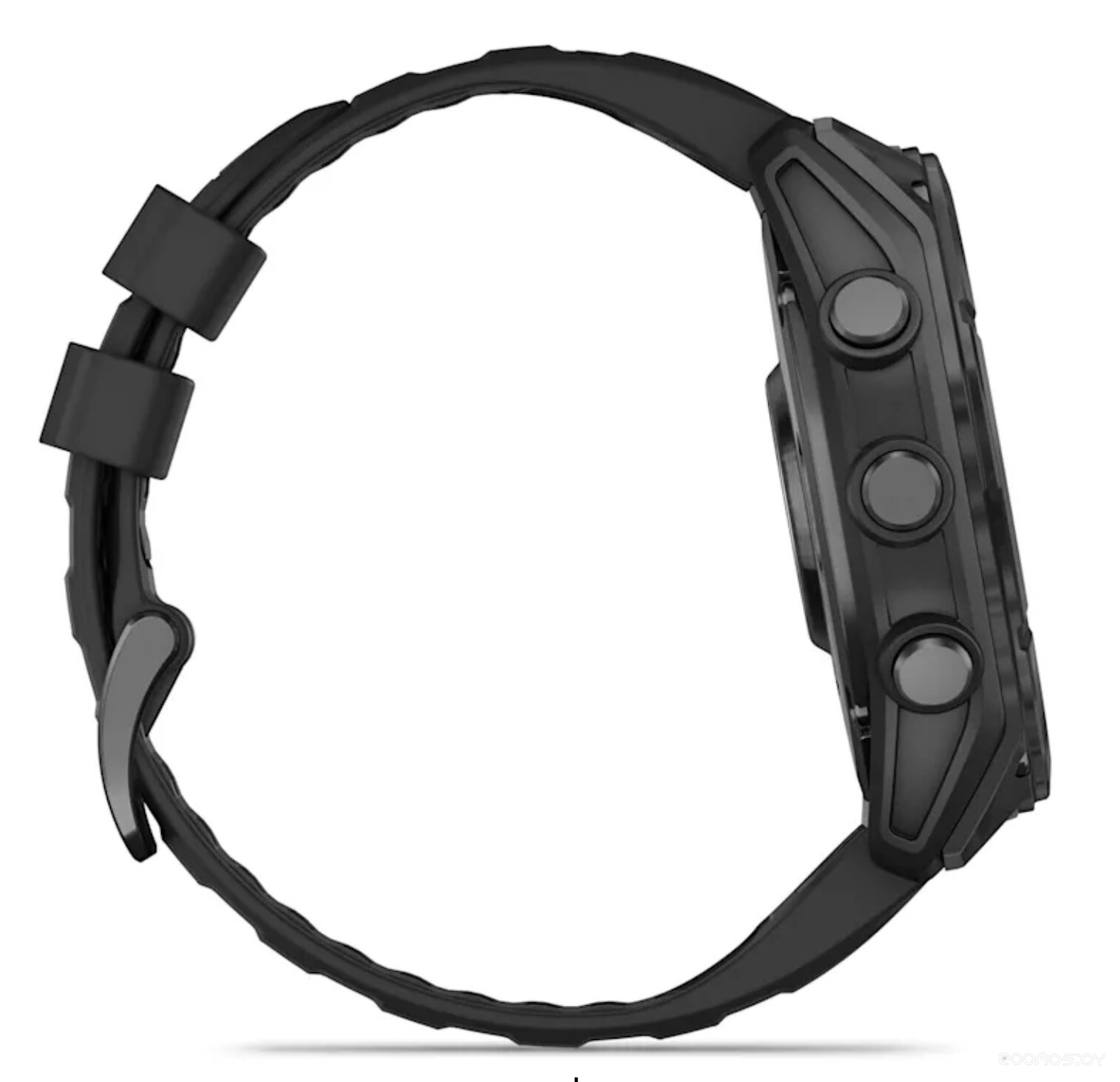Умные часы Garmin Fenix 8 51мм (серый, черный силиконовый ремешок) 