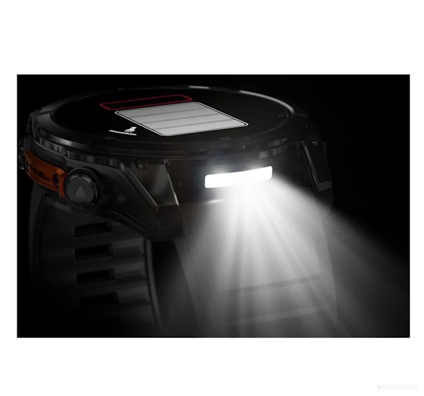 Умные часы Garmin Fenix 8 51мм (серый, черный силиконовый ремешок) 