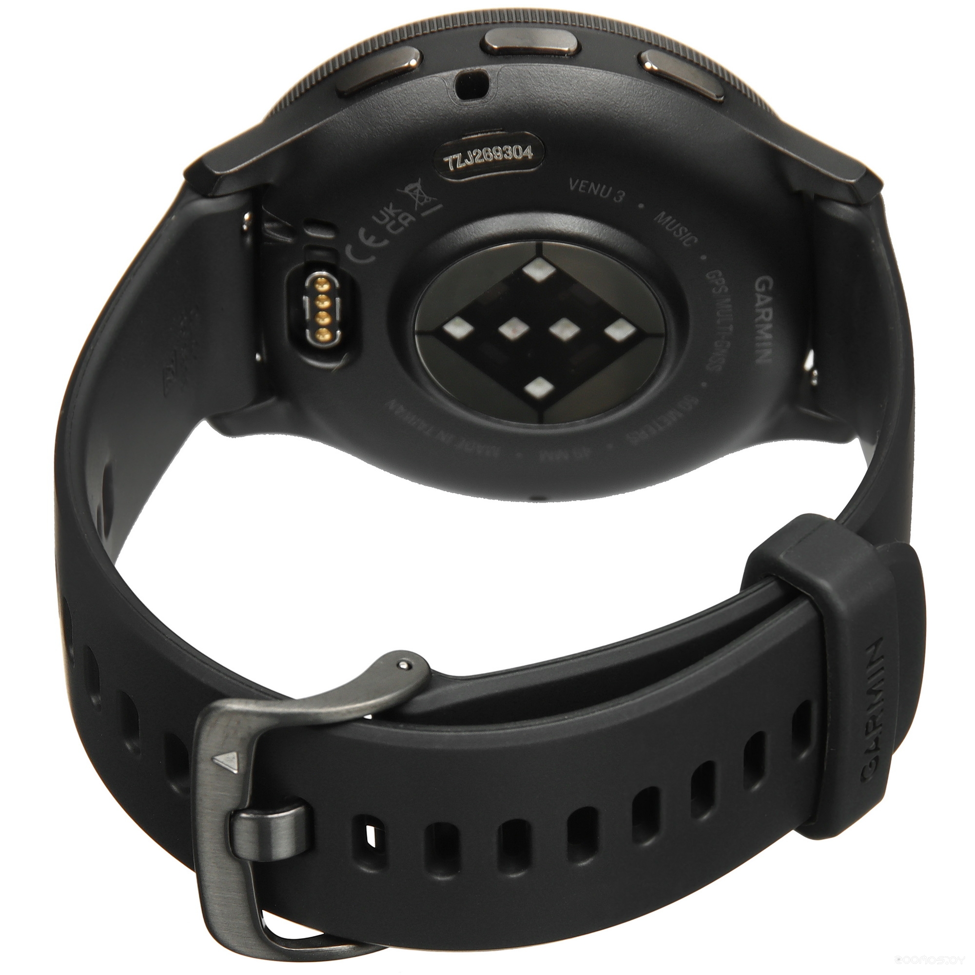 Умные часы Garmin Venu 3 (черный, с кожаным ремешком) 