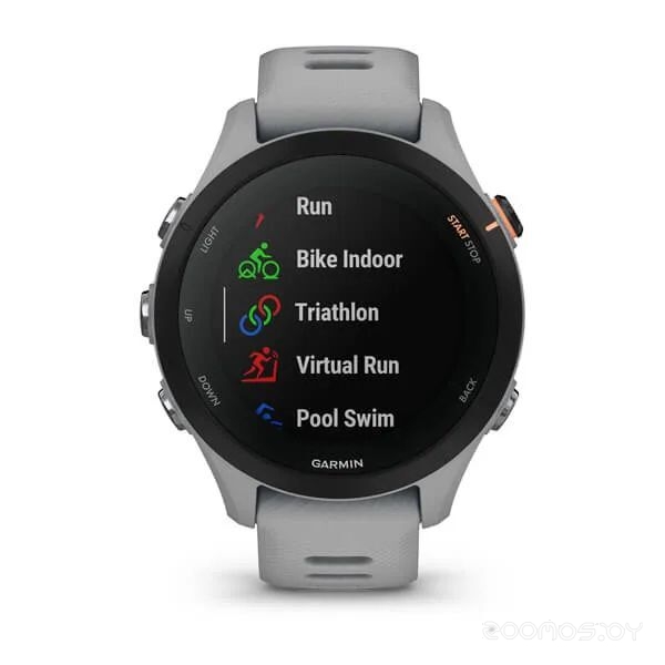 Умные часы Garmin Forerunner 255S 41 мм (светло-серый/черный) 