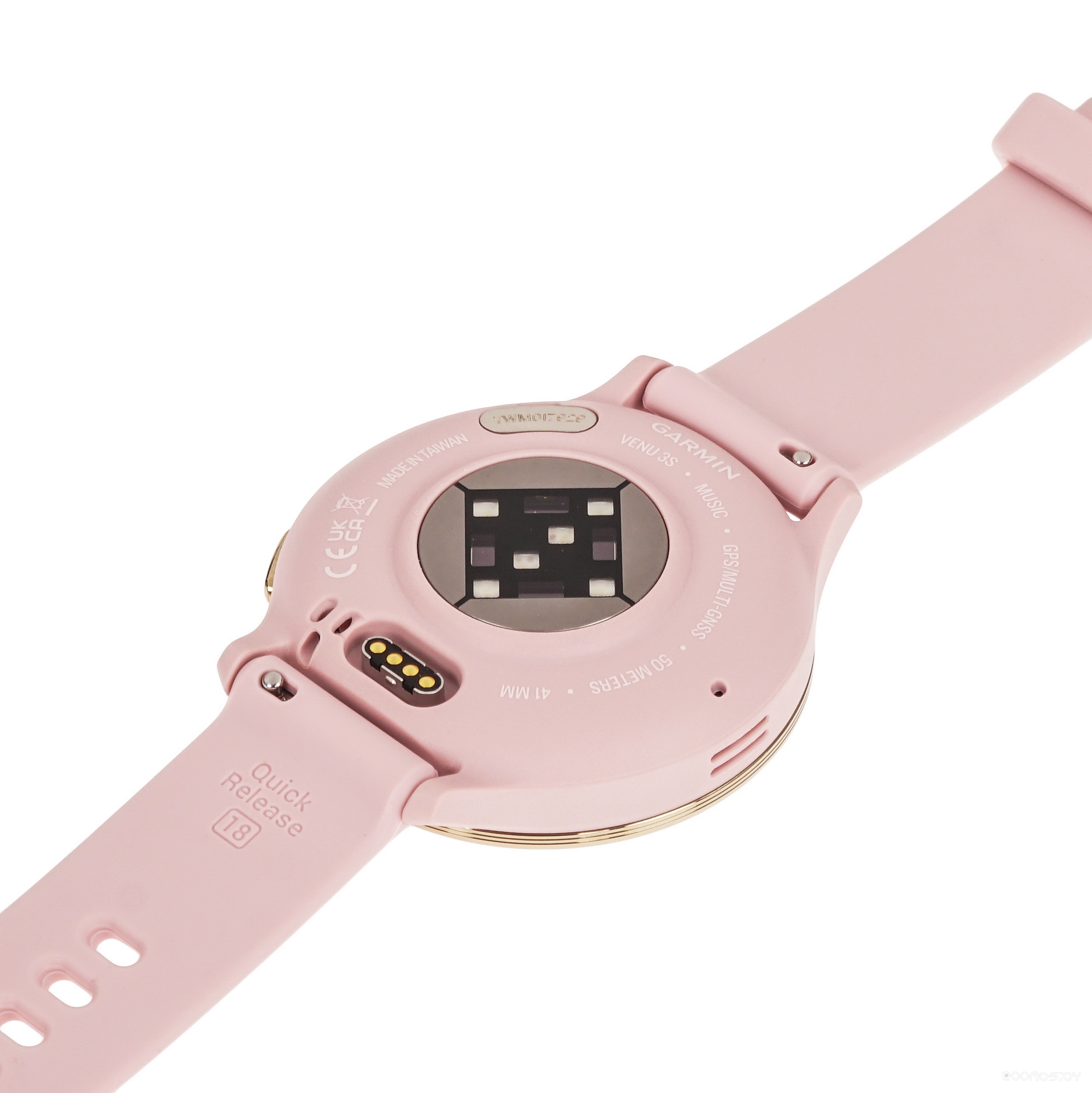 Умные часы Garmin Venu 3S (розовый, с силиконовым ремешком) 