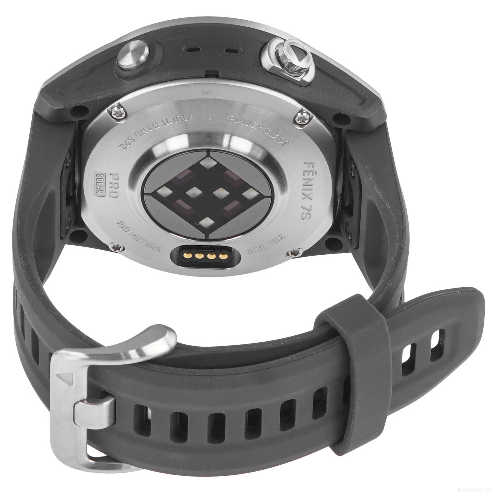 Умные часы Garmin Fenix 7S Pro Solar (серебро/графит) 