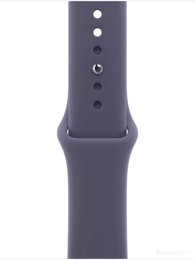 Умные часы Apple Watch Series 11 46 мм (алюминиевый корпус серебристый/фиолетовый туман спортивный силиконовый ремешок) 