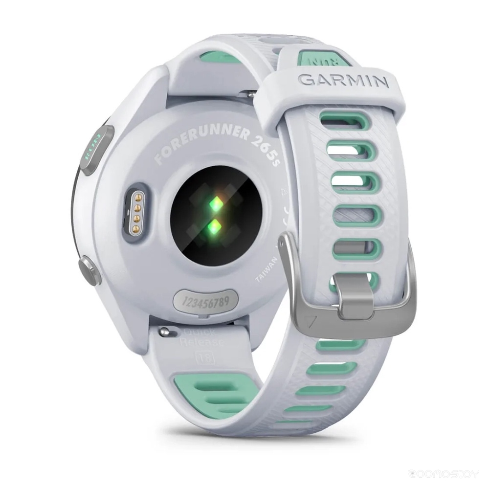 Умные часы Garmin Forerunner 265S (белый камень/нео-тропик) 