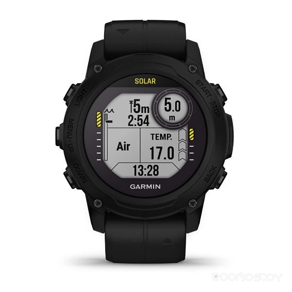 Умные часы Garmin Descent G1 Solar (черный) 