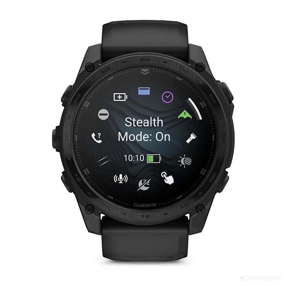 Умные часы Garmin Tactix 8 AMOLED 51 мм (с черным силиконовым ремешком) 