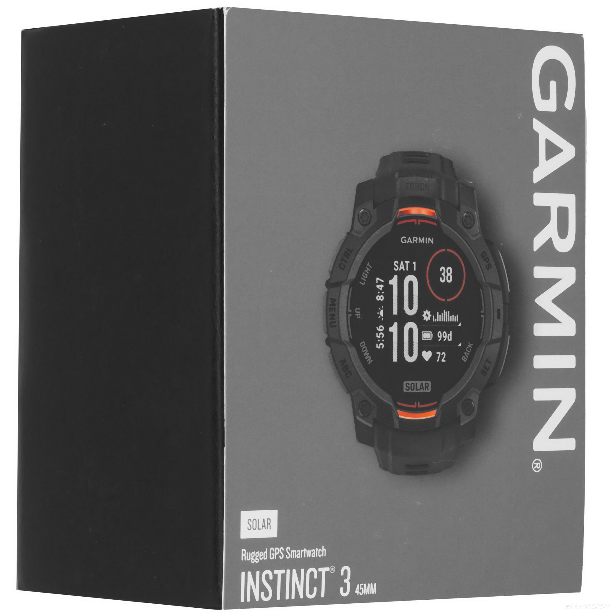 Умные часы Garmin Instinct 3 Solar 45 мм (серый) 