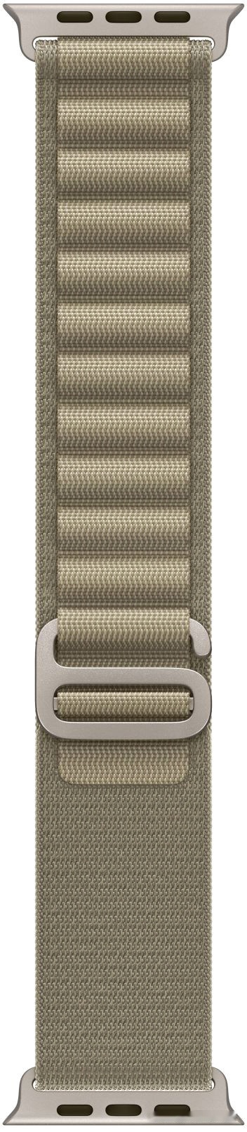 Умные часы Apple Watch Ultra 2 LTE 49 мм (титановый корпус титановый/оливковый текстильный ремешок размера) 