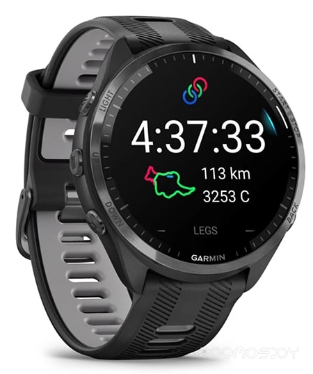 Умные часы Garmin Forerunner 965 (черный/серый) 