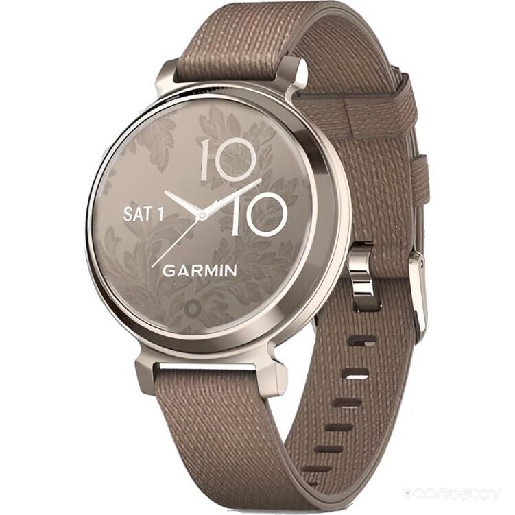 Умные часы Garmin Lily 2 Classic (кремовое золото/кофе) 