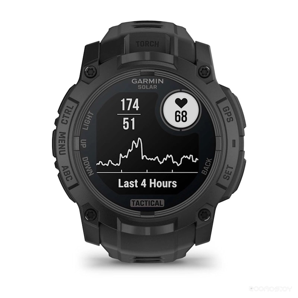 Умные часы Garmin Instinct 3 Solar Tactical Edition 50 мм (черный) 