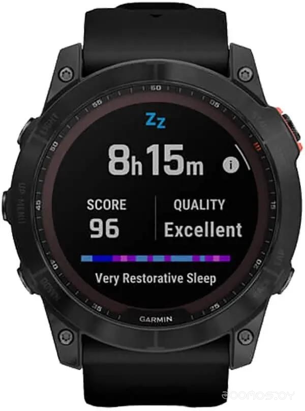 Умные часы Garmin Fenix 7X Solar (сланцево-серый/черный) 