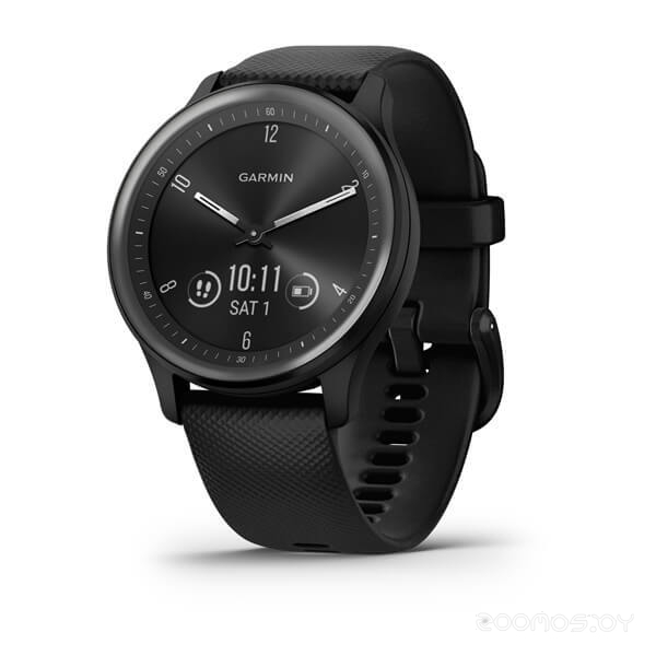 Умные часы Garmin Vivomove Sport (черный/черный сланцевый) 