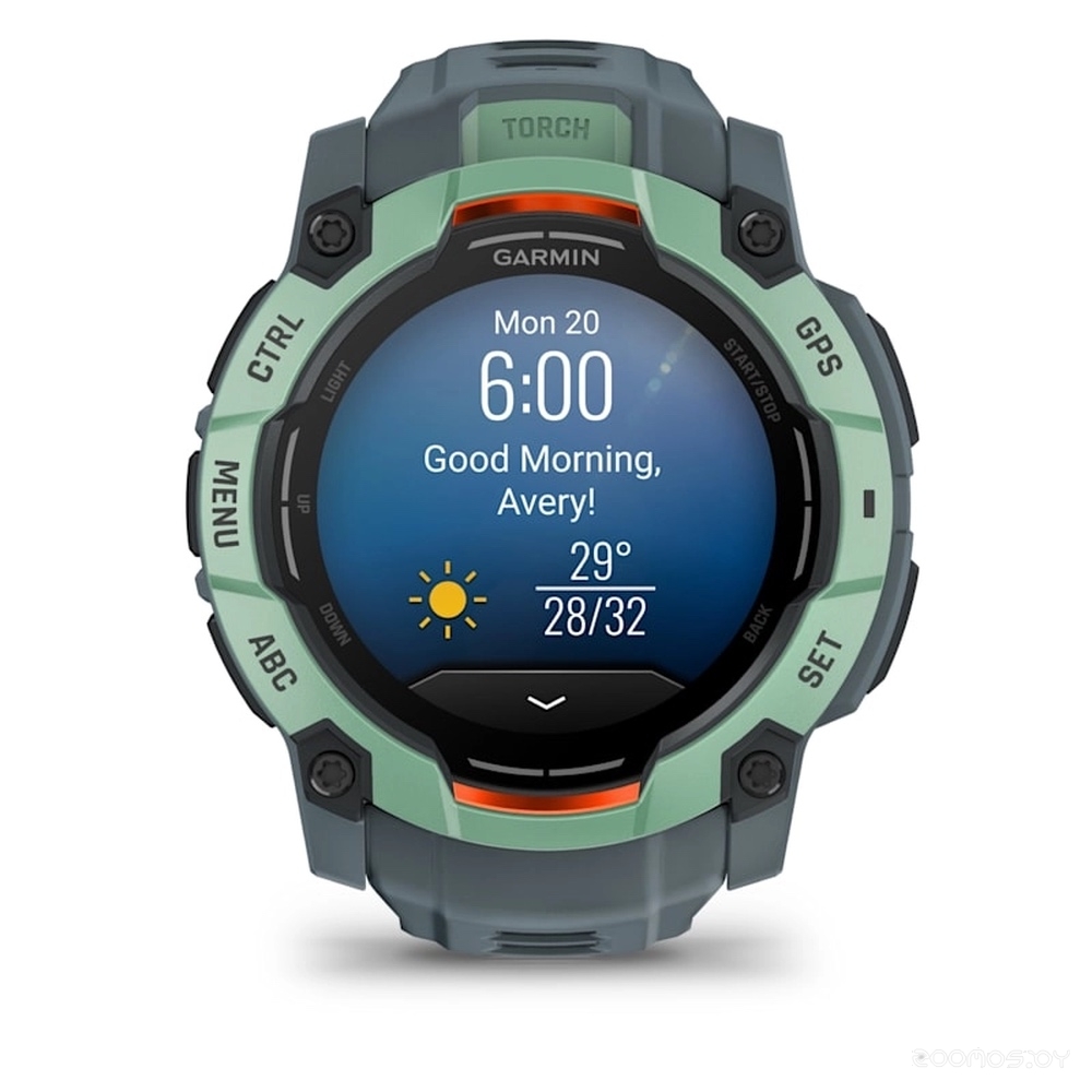 Умные часы Garmin Instinct 3 50 мм (зеленый) 