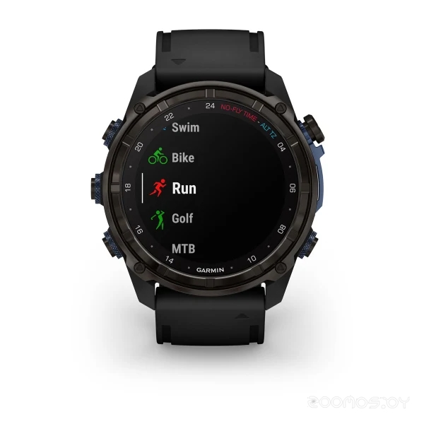 Умные часы Garmin Descent Mk3i 51 мм (карбоново-серый титан, с черным силиконовым ремешком) 