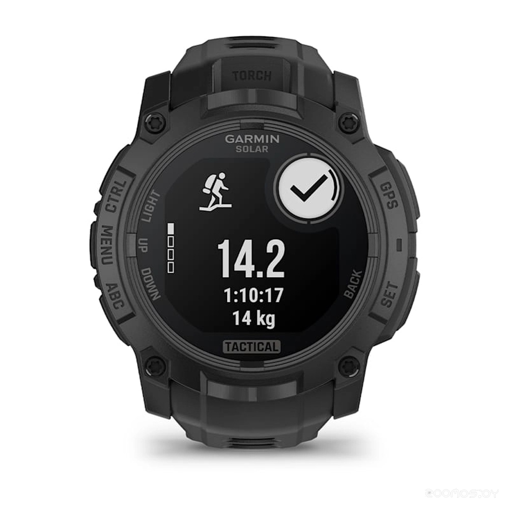 Умные часы Garmin Instinct 3 Solar Tactical Edition 50 мм (черный) 