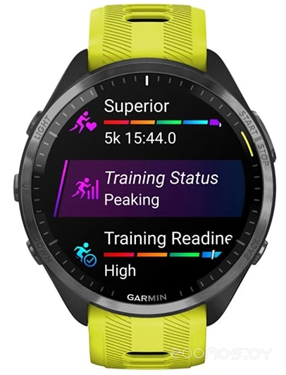 Умные часы Garmin Forerunner 965 (черный/желтый) 