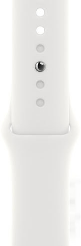 Watch SE 2 40 мм (алюминиевый корпус серебристый/белый спортивный силиконовый ремешок) 