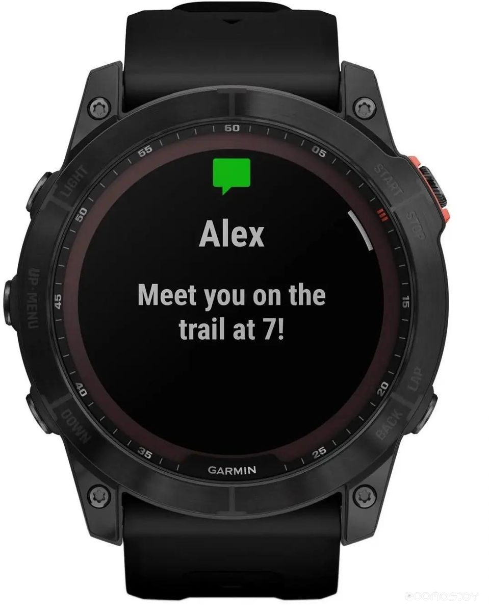 Умные часы Garmin Fenix 7X Solar (сланцево-серый/черный) 