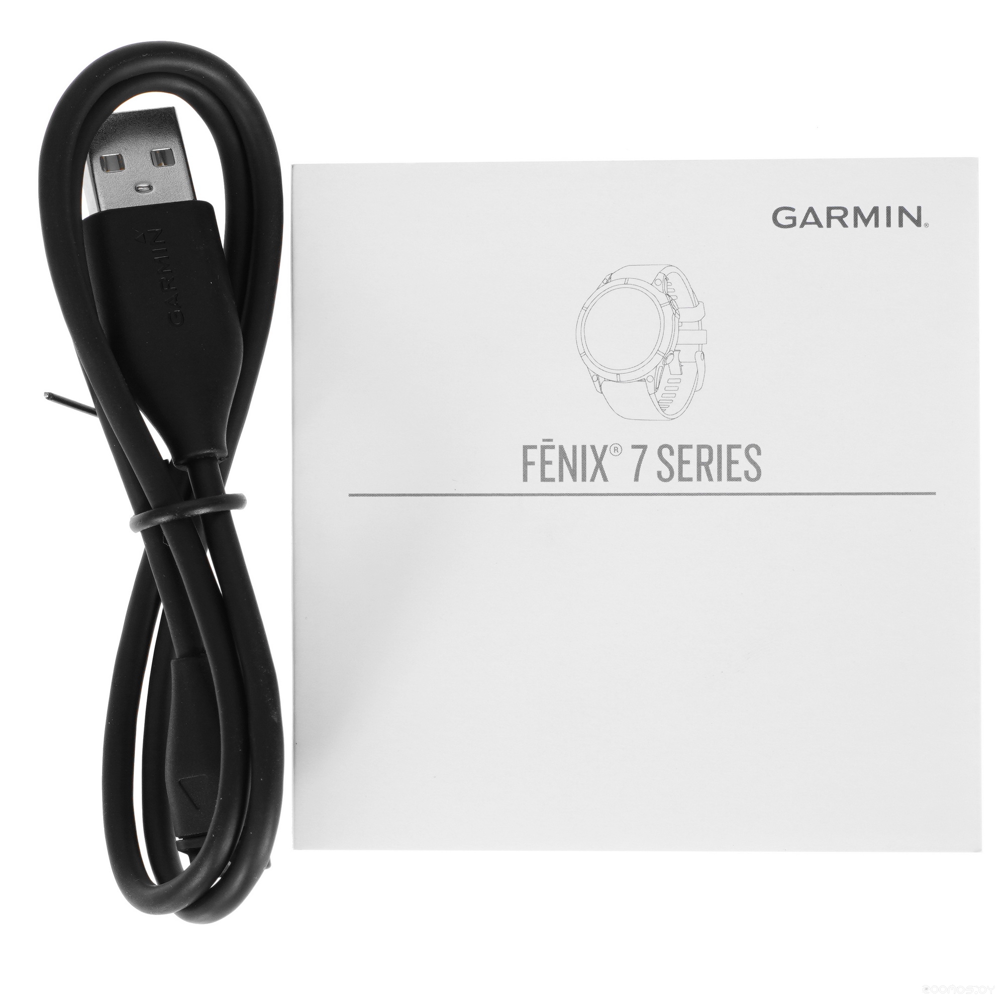 Умные часы Garmin Fenix 7S Solar (сланцево-серый/черный) 