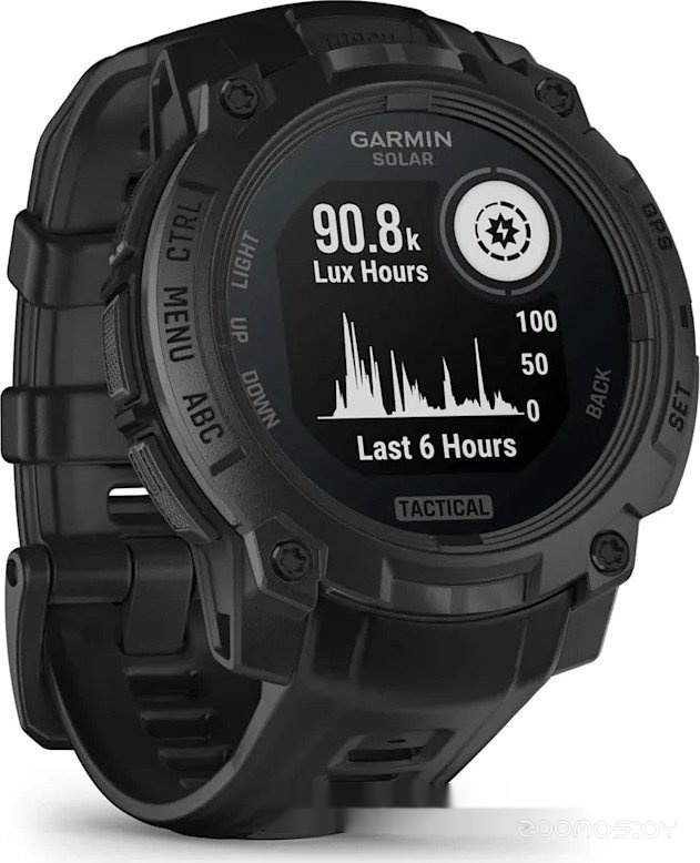 Умные часы Garmin Instinct 3 Solar Tactical Edition 45 мм (черный) 