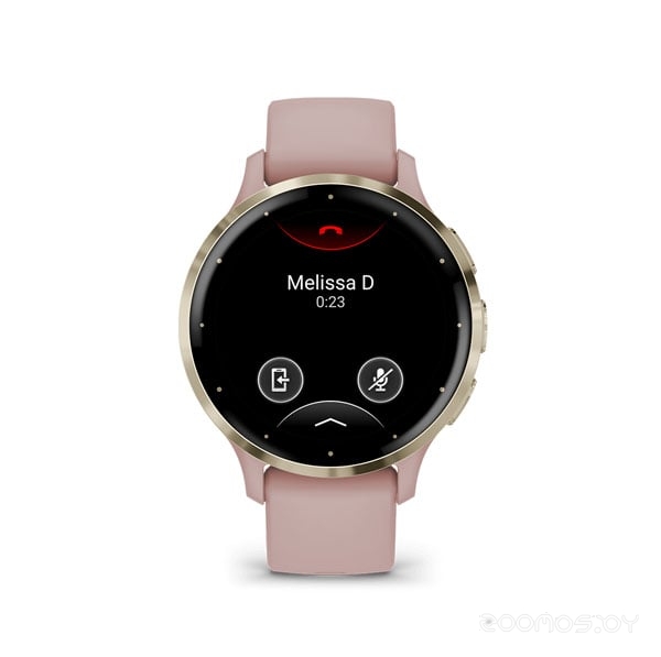 Умные часы Garmin Venu 3S (розовый, с силиконовым ремешком) 