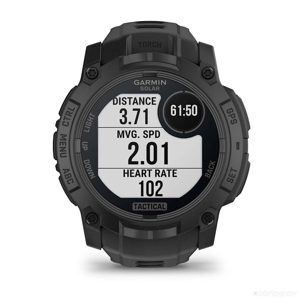Умные часы Garmin Instinct 3 Solar Tactical Edition 50 мм (черный) 