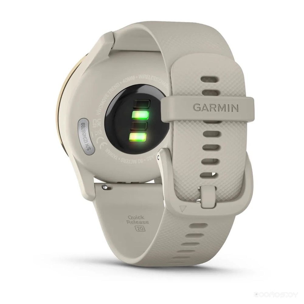Гибридные умные часы Garmin Vivomove Trend (серый) 