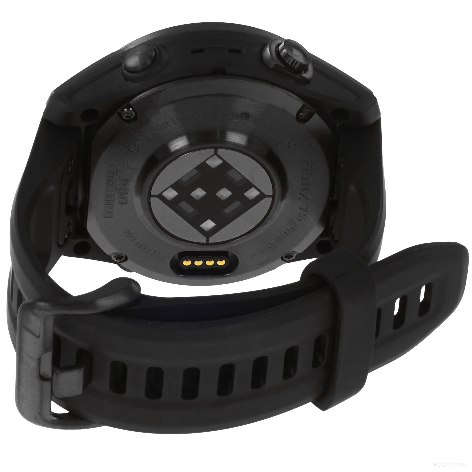 Умные часы Garmin Fenix 7S Pro Sapphire Solar (карбоново-серый титан/черный) 