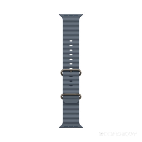 Умные часы Apple Watch Ultra 3 LTE 49 мм (титановый корпус природный/синий ремешок из эластомера) 
