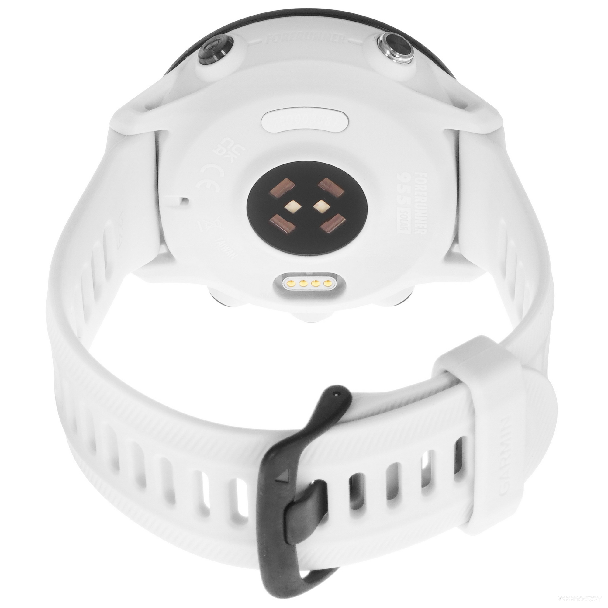 Умные часы Garmin Forerunner 955 Solar (белый камень) 