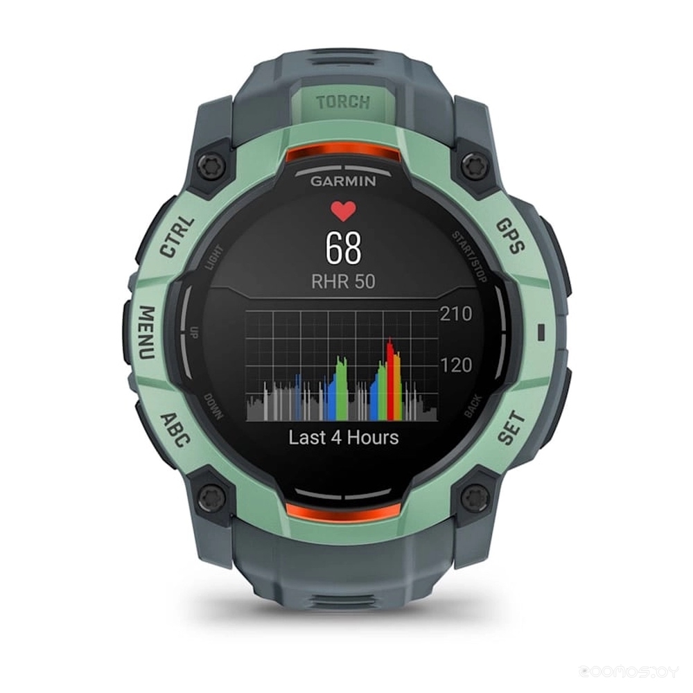 Умные часы Garmin Instinct 3 50 мм (зеленый) 