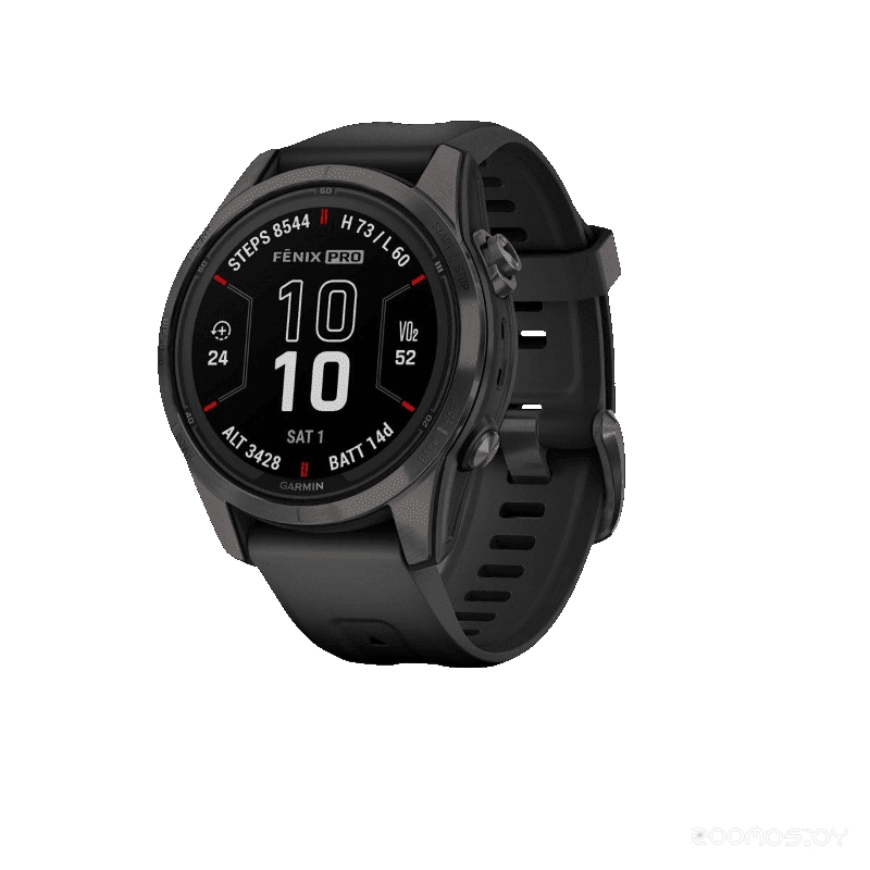 Умные часы Garmin Fenix 7S Pro Solar (серебро/графит) 