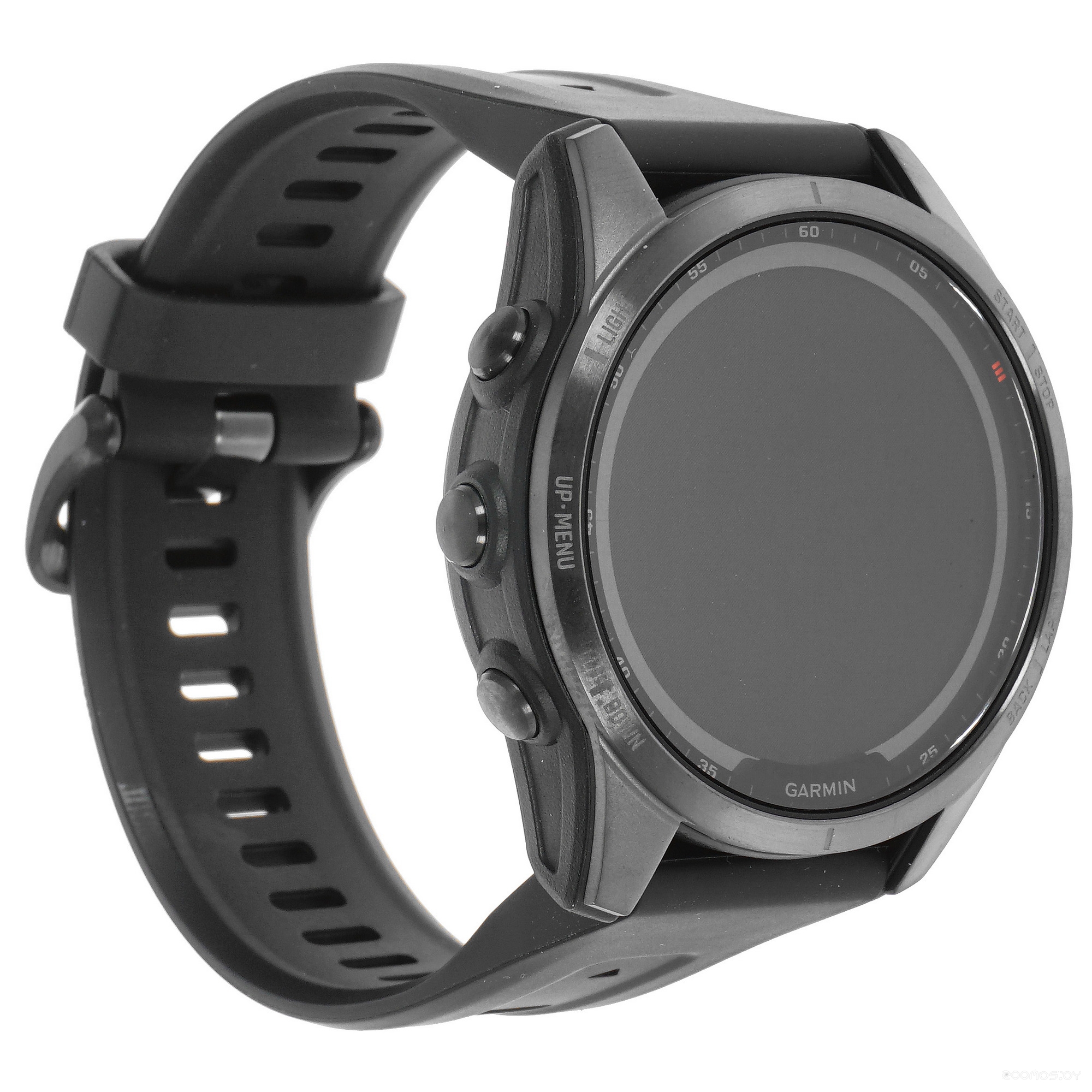 Умные часы Garmin Fenix 7S Sapphire Solar 42 мм (серый карбон/черный) 