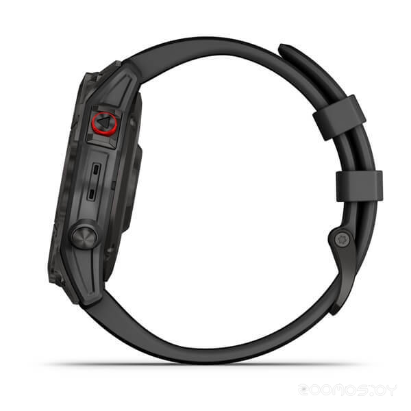 Умные часы Garmin Epix Sapphire Gen 2 (черный титан/черный) 