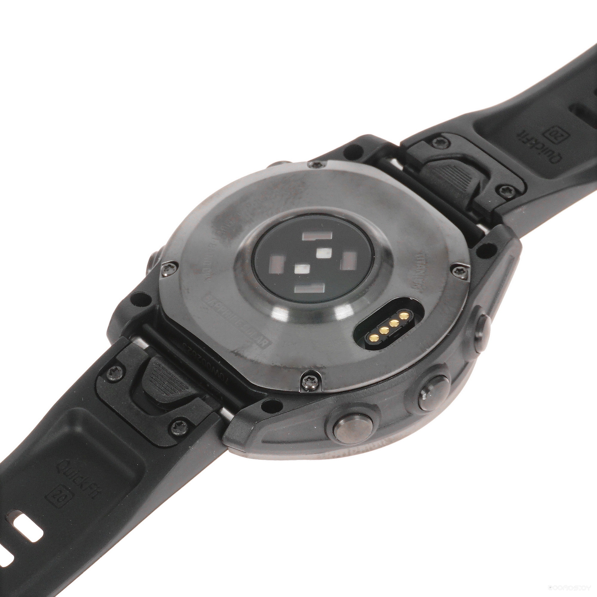 Умные часы Garmin Fenix 7S Sapphire Solar 42 мм (серый карбон/черный) 