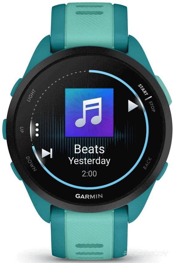 Умные часы Garmin Forerunner 165 Music (бирюзовый/аква) 