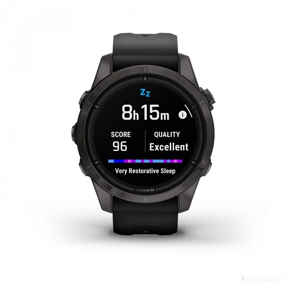 Умные часы Garmin Epix Pro Gen 2 Sapphire 42 мм (карбоново-серый титан/черный) 