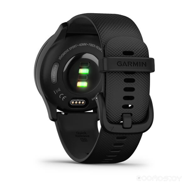Умные часы Garmin Vivomove Sport (черный/черный сланцевый) 
